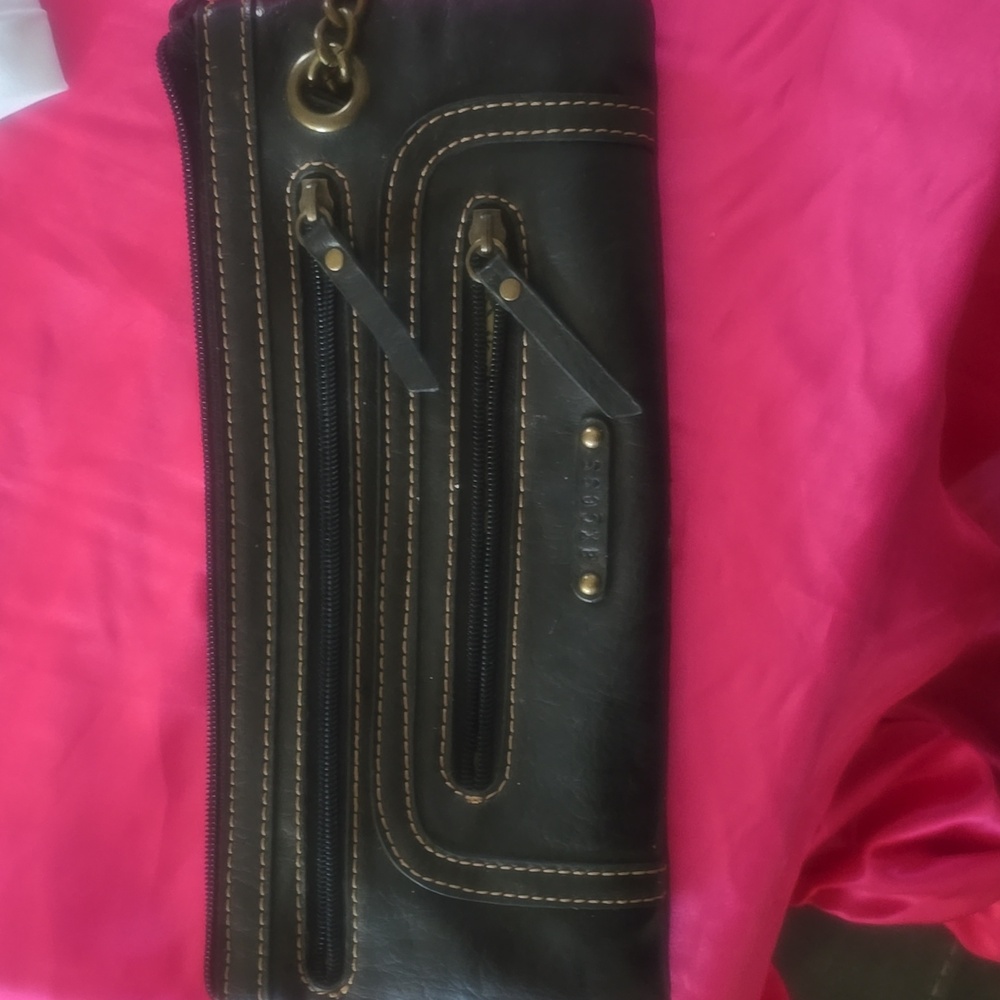 Axcess Black and Brown Clutch
